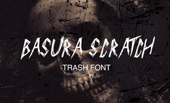 Basura: The Ultimate Horror-Trash Display Font for Dark Designs