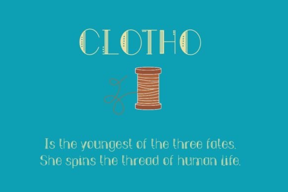 Clotho: The Quirky Art Deco Font for Stylish Branding and Creative Projects