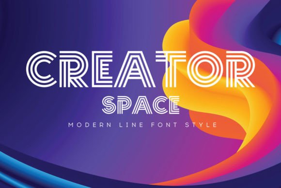 Creator Space: A Minimalist Display Font for Modern Brands