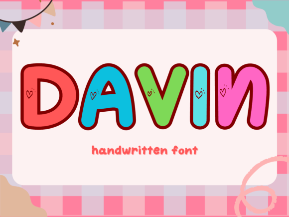 Davin: The Quirky Handwritten Font for Crafty Projects