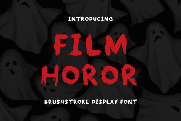 Film Horor: The Bold Font for Scary Designs