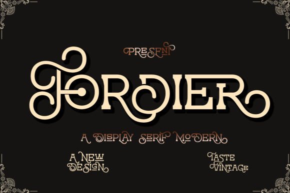 Fordier: Elegant Serif Display for Timeless Designs
