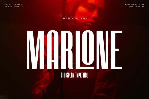 Marlone: The Retro Display Font Reviving Modern Brand Identity