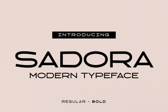 Sadora: The Modern Sans-Serif for Bold Branding