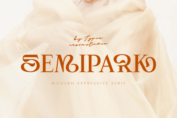 Semipark: A Modern Display Font for Distinctive Branding