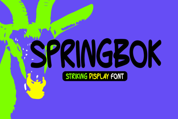 Springbok: A Striking Display Font for Bold Projects
