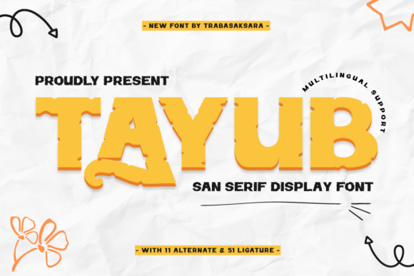 Tayub: A Bold Typography Choice for Modern Design