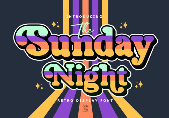 The Sunday Night Font: A Retro Revival for Modern Design